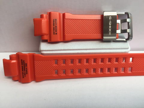 Casio Watchband GW-A1000 R-4 Orange Original Gravity Master Strap.Steel Keeper