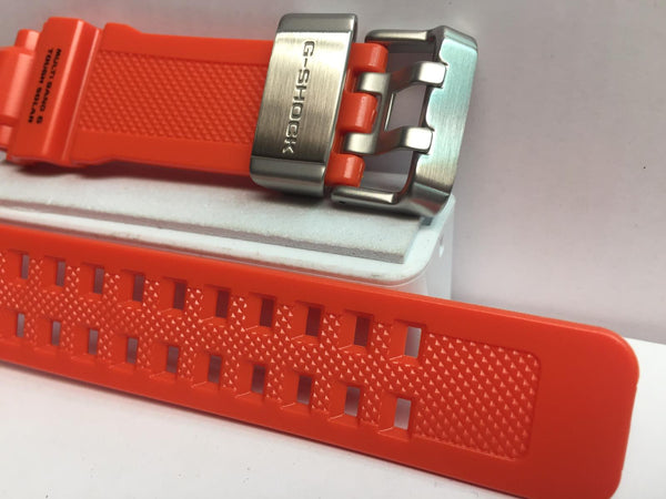 Casio Watchband GW-A1000 R-4 Orange Original Gravity Master Strap.Steel Keeper