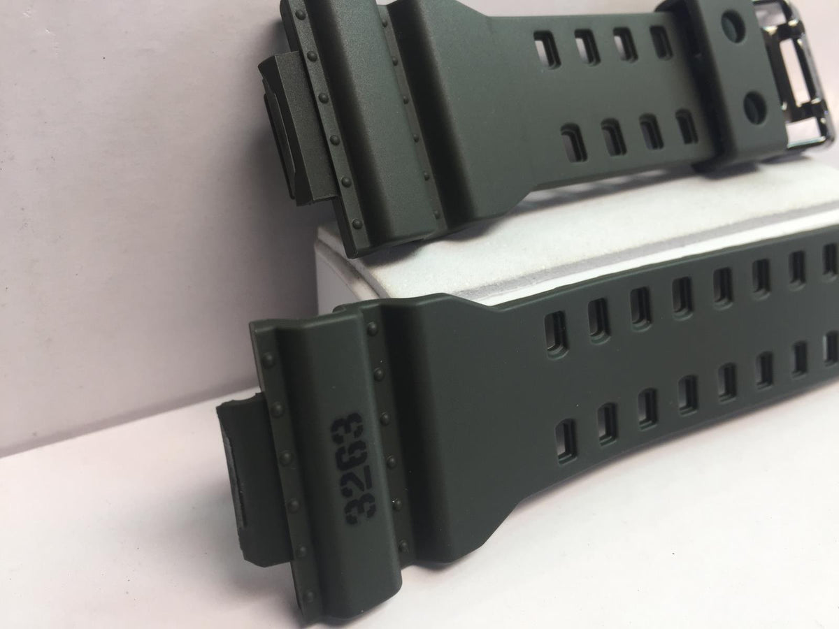 Casio Watchband GD-100 (3263) Military Olive.fits G-8900,GA-100,GW-8900...list