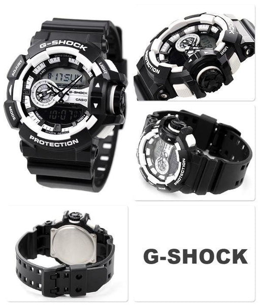 Casio Watchband GA-400 Shiny Black Strap / Band.