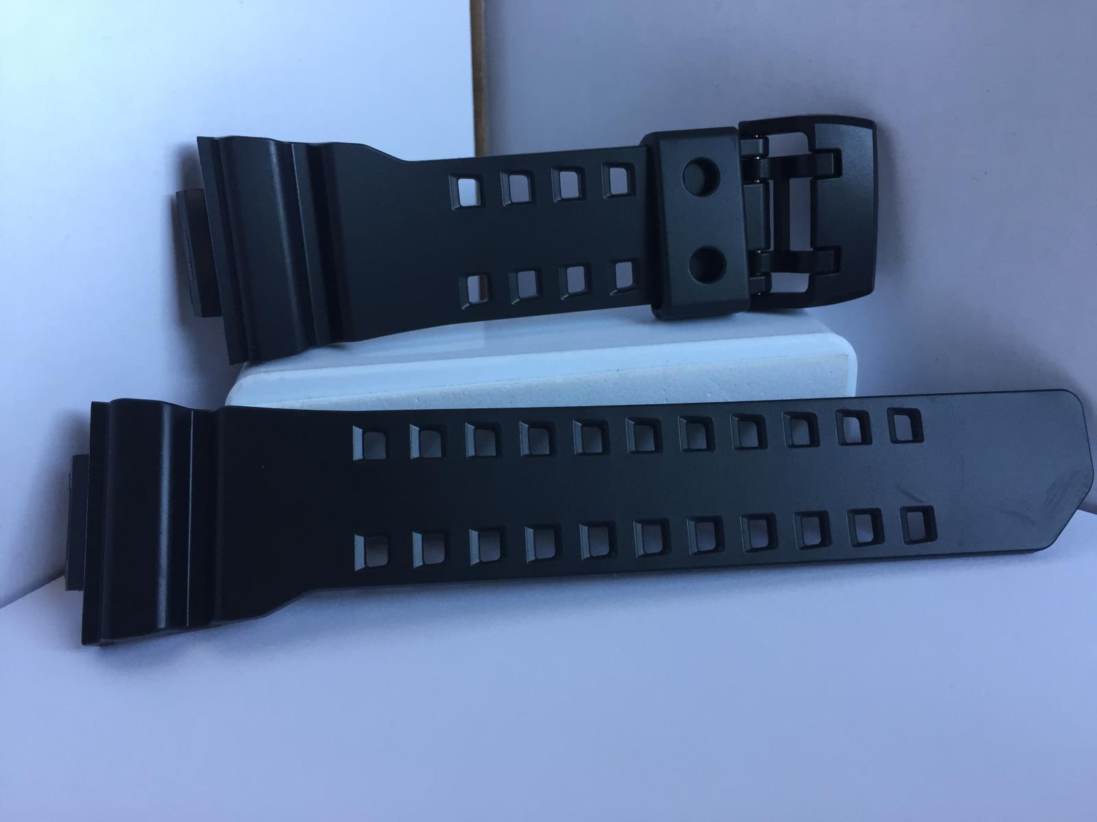 Casio Watchband GA-400 Shiny Black Strap / Band.