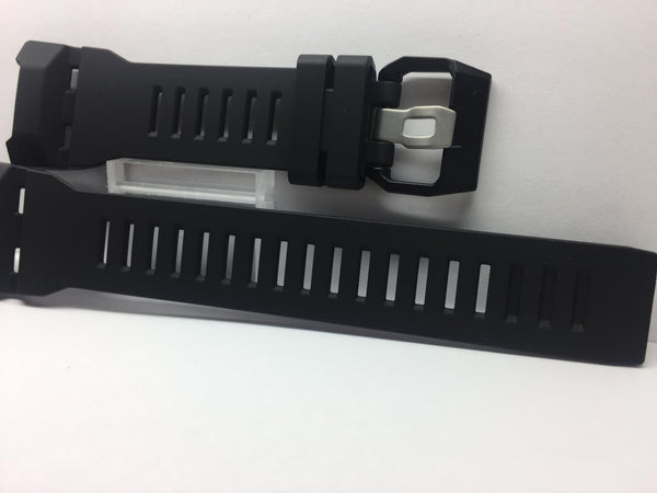 Casio Watchband GBD-100 Black Resin Strap WR20BAR G-Squad Band