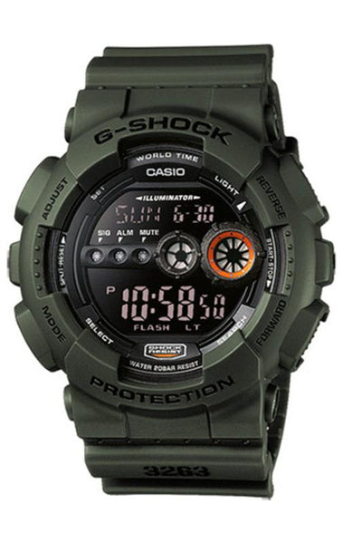 Casio Watch Parts GD-100 MS-3 Bezel/Shell Military Green. Original Casio G-Shock