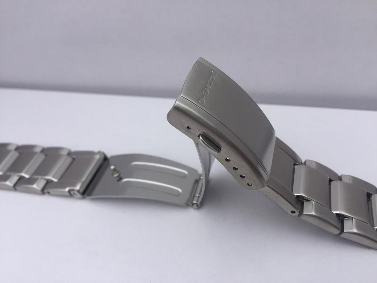 Casio Watchband Bracelet GST-210, GST-: S100; S110; W100; W110 Solid Steel Link