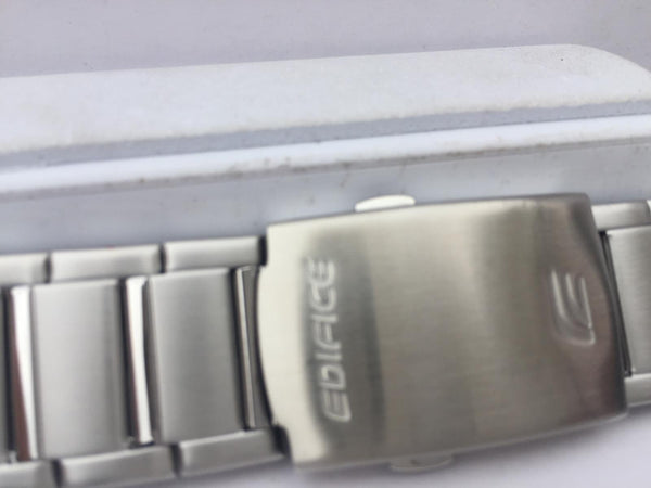 Casio Watchband Bracelet EFR-503. Edifice All Steel Push Button Deployment Band