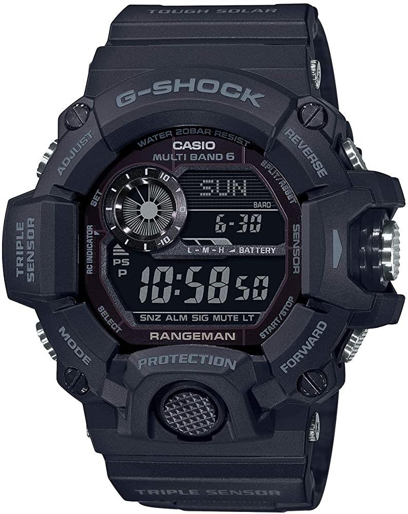 Casio Watch Parts GW-9400 -1B Bezel/Shell Black. Original Casio G-Shock Parts.