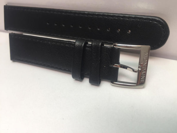 Mondaine Swiss Railways Watchband FE3118.20Q.5 Mens 18mm Black Leather w/EZ Pins