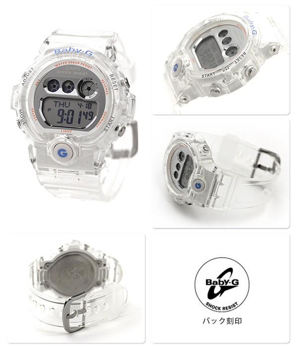 Casio Original Watchband BG-6900, BG-6903 Baby-G Clear Strap. Band