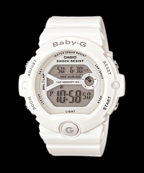 Casio Original Watchband BG-6900, BG-6903, BGD-140 Baby-G White Strap. Band