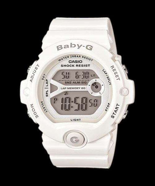 Casio Original Watchband BG-6900, BG-6903, BGD-140 Baby G White Strap. Band