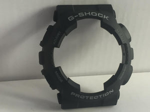 Casio Original Watch Parts Bezel/Shell for GA-100,GD-120 Black w/White Lettering