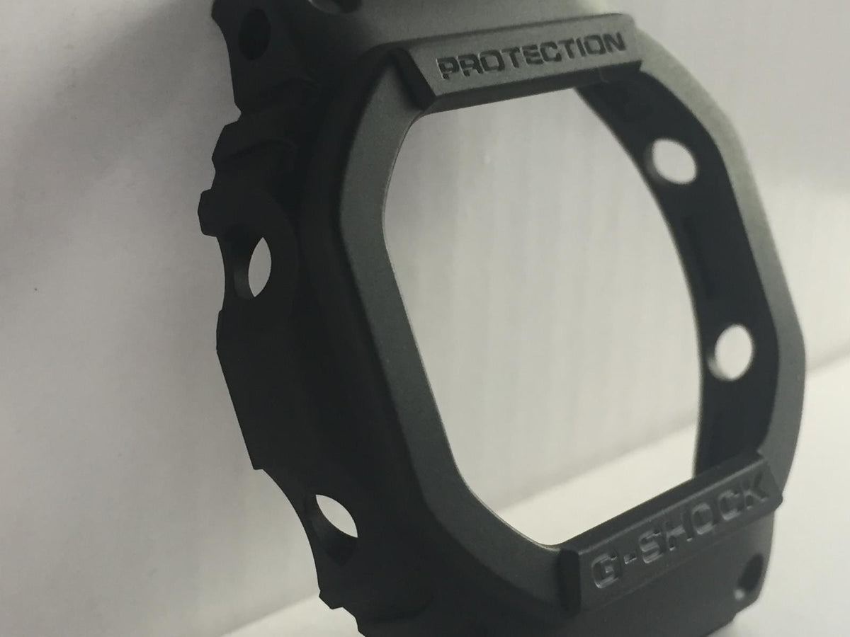 Casio Original Watch Parts Bezel/Shell for GW-5000 Black w/White Lettering.