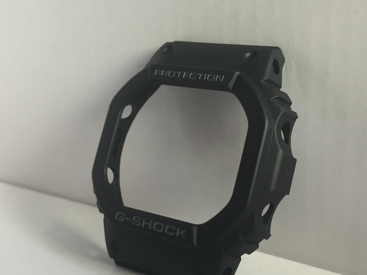 Casio Original Watch Parts Bezel/Shell for GW-5000 Black w/White Lettering.