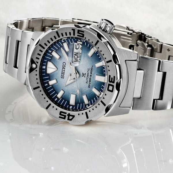 Seiko SRPG57 Save The Ocean, Special Edition “Antarctica” Monster Dive Watch