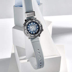 Seiko Watch SRPG59 Ice Blue Strap. 