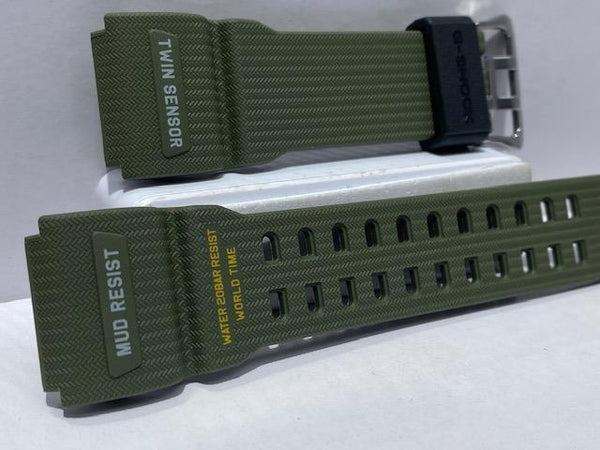 Casio Original Watchband for GG-1000 -1A3 Green Mud Resist Strap/Band.