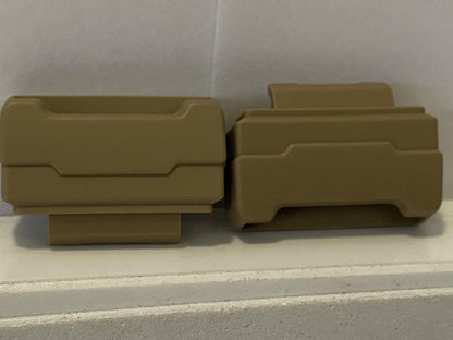 Casio Original Watch Parts DW-5600 LU-8 Pair Tan LoopThru Band Lugs w/Spring Bar