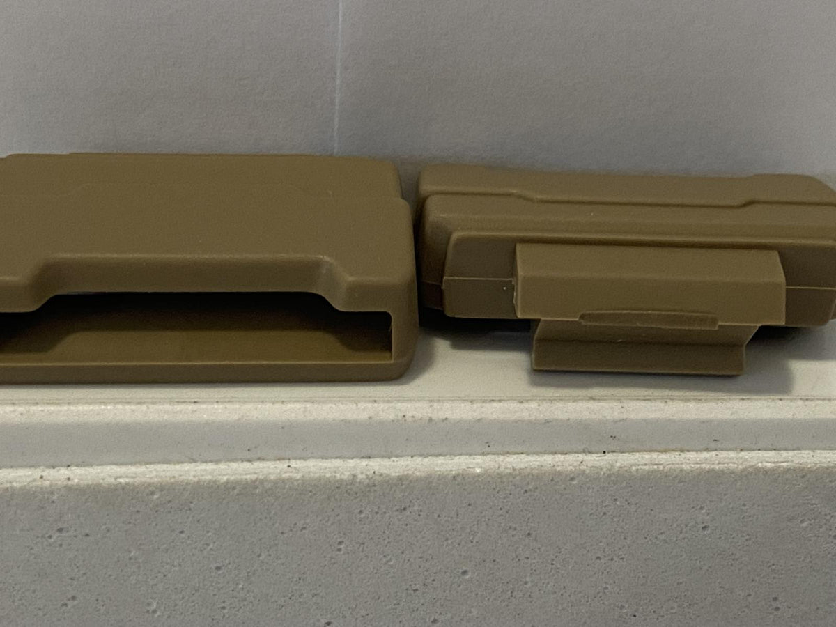 Casio Original Watch Parts DW-5600 LU-8 Pair Tan LoopThru Band Lugs w/Spring Bar
