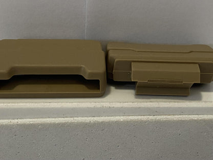 Casio Original Watch Parts DW-5600 LU-8 Pair Tan LoopThru Band Lugs w/Spring Bar