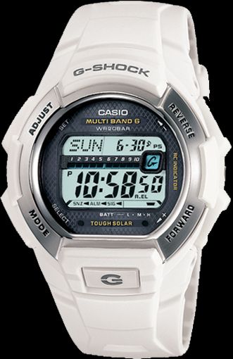 Casio Watchband GW-M850 -7. White Strap G-Shock Tough Solar Multi 