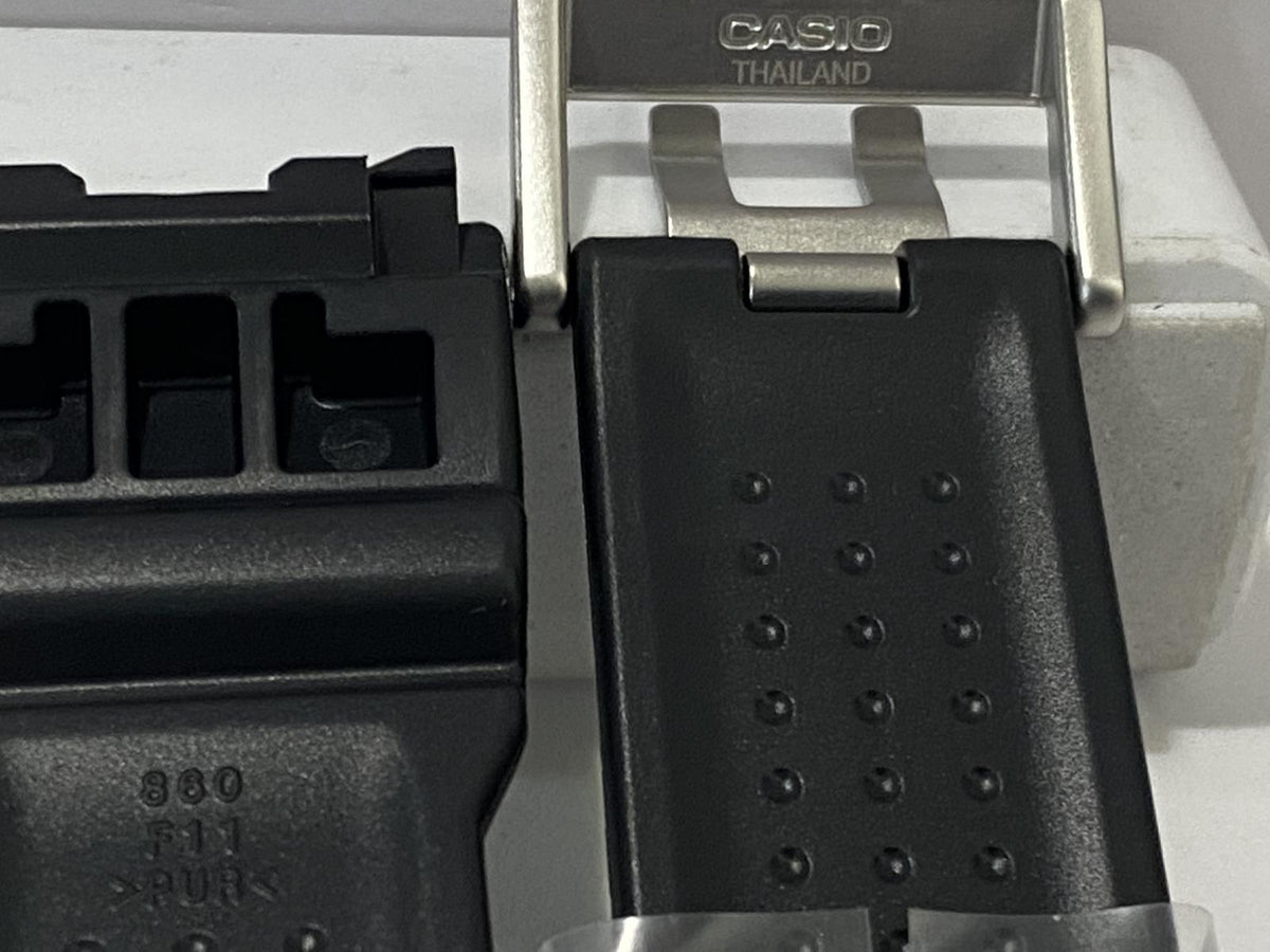 Casio Watchband GWG-1000 -1A Original Black Strap Mud / Vibe Resist WR 20 Bar.
