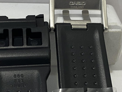 Casio Watchband GWG-1000 -1A Original Black Strap Mud / Vibe Resist WR 20 Bar.
