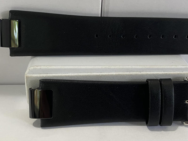 Citizen Watchband Caseback: J165-S086892 Model: AU1065-07E Black Leather Strap.