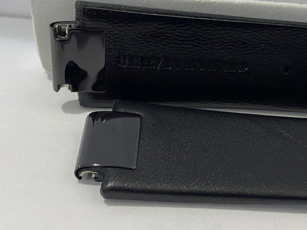 Citizen Watchband Caseback: J165-S086892 Model: AU1065-07E Black Leather Strap.