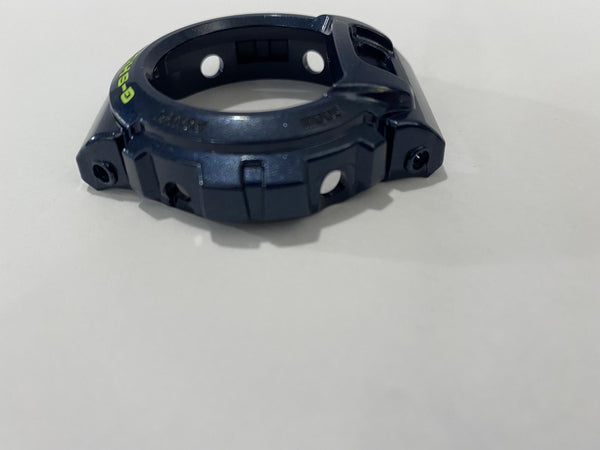 Casio Original Watch Parts Metallic Blue Bezel/Shell DW-6900 SB-2. Green Letters