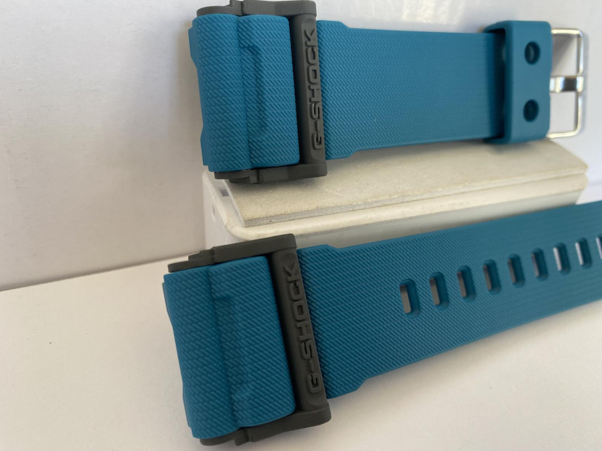 Casio Watchband GD-400 -2 Aqua/Blue Original Casio Resin Strap