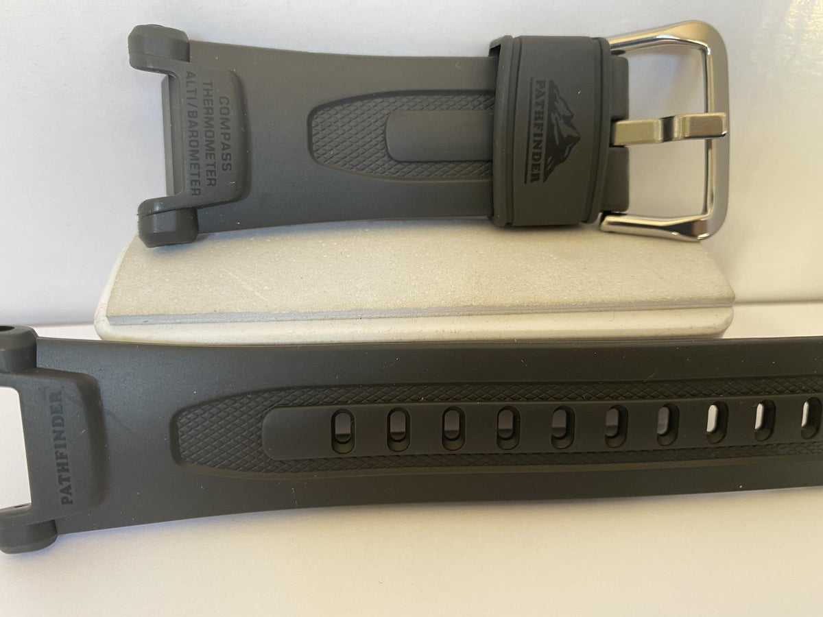 Casio Watchband PAG-240 -8 Dark Gray Casio Original PathFinder Strap/Band