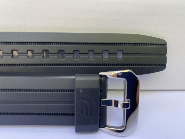 Casio Original Watchband EFR-529 Edifice Black Rubber Strap With Spring Bars