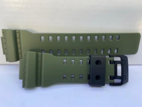 Casio Original Watchband GA-700 UC-3 Military Green Rubber Strap G-Shock