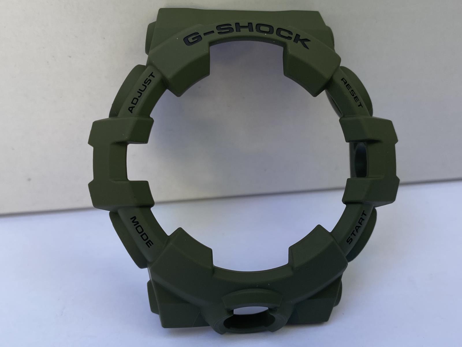 Casio Original Watch Parts.GA-700 UC-3 Military Green Bezel/Shell.Blk Graphics