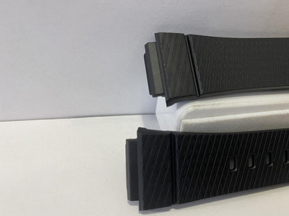 Casio Original Watchband For Model HDC-700. Black Resin Strap.Band