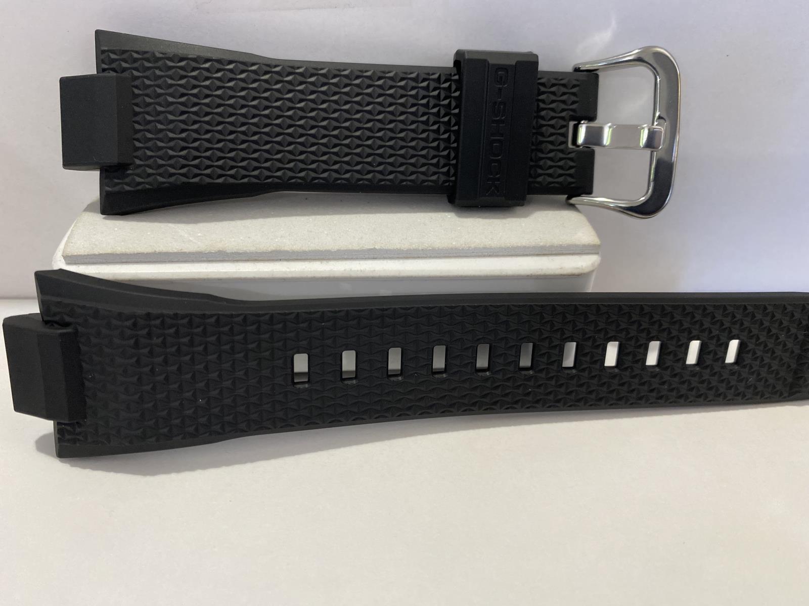 Casio Original Watchband Model GST-B400 Black Resin Strap Band
