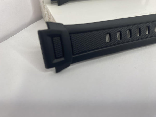 Casio Original Watchband Model W-756 Blk Resin Strap.18mm wide X 24.5 Shoulder