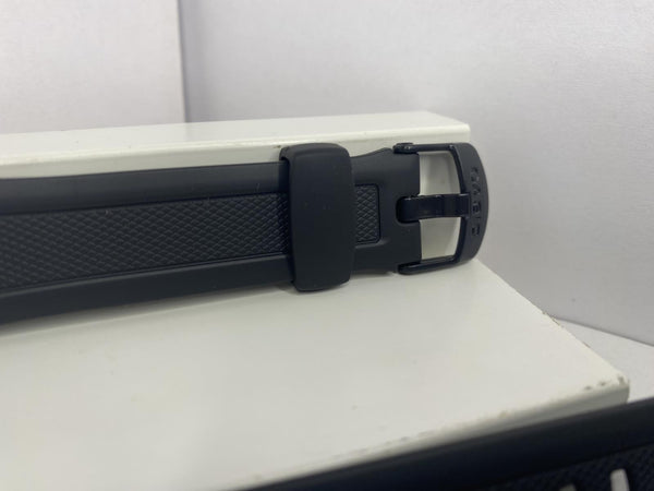 Casio Original Watchband Model W-756 Black Resin Strap.18mm wide X 24.5 Shoulder