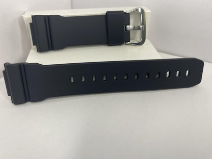 Casio Watchband GM-5600 and GM-6900 Original Black Resin Strap with Spring Bars