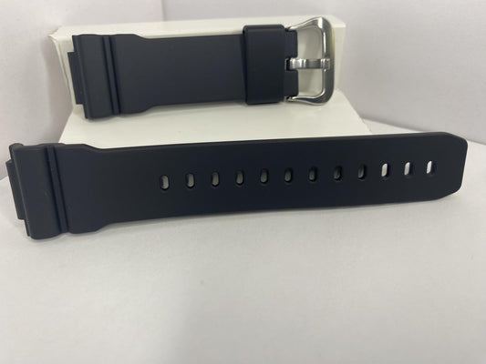 Casio Watchband GM-5600 and GM-6900 Original Black Resin Strap with Spring Bars