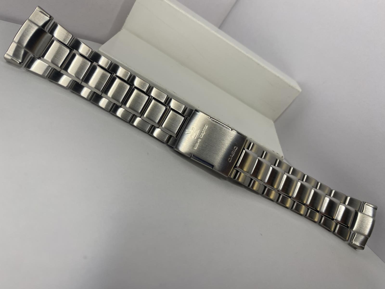 Casio Original Watchband Bracelet WVA-430 Steel Band Only. W/O Cover End Piece