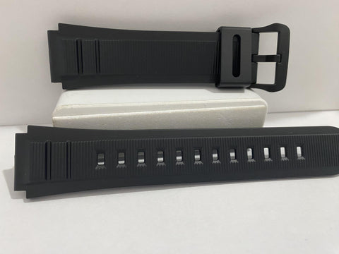 Casio Watchband MWA-100 Black. Original Resin Strap. Band