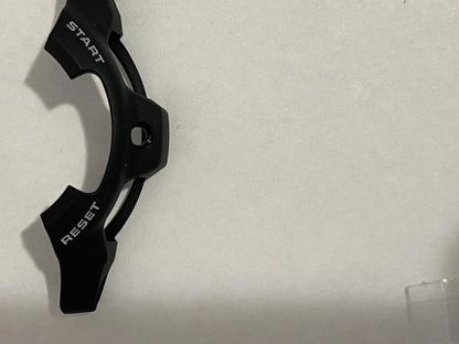 Casio Watch Parts GS-1001 Set Partial Bezels For 9H and 3H sides. Black