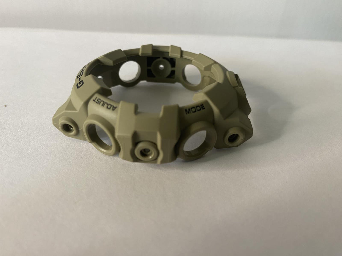 Casio Genuine Watch Parts: GA-700 UC-5 Bezel. Military Beige Outer Shell.