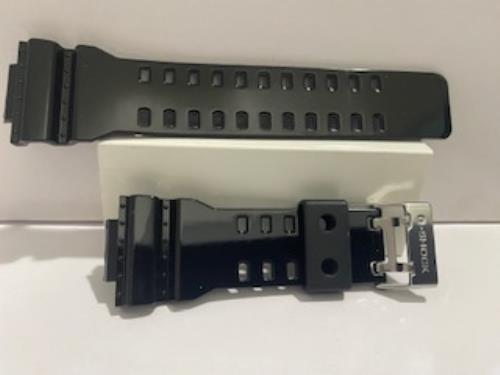 Casio Original Watchband For G-Shock Model GD-100 sc-1d Shiny Black Resin