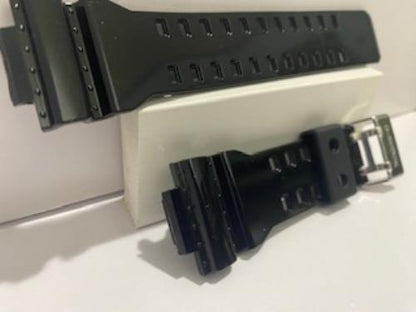 Casio Original Watchband For G-Shock Model GD-100 sc-1d Shiny Black Resin