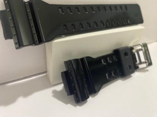 Casio Original Watchband For G-Shock Model GD-100 sc-1d Shiny Black Resin