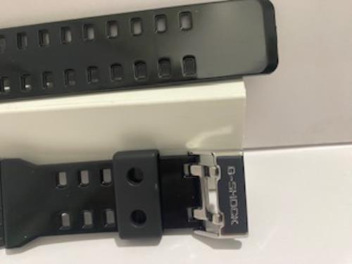Casio Original Watchband For G-Shock Model GD-100 sc-1d Shiny Black Resin