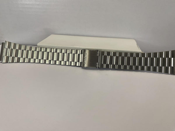 Casio Watchband Unknown Model. Clip Bracelet 18mm Attach and 22mm Shoulder