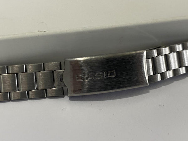 Casio Watchband Unknown Model. Ladies Clip Bracelet 13mm Curved End Caps